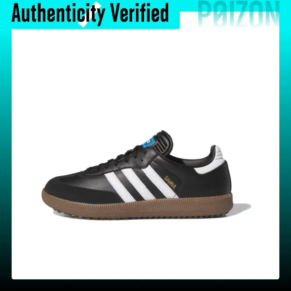 Adidas Originals Samba Golf Shoes Unisex Low Top Black/White IH5168