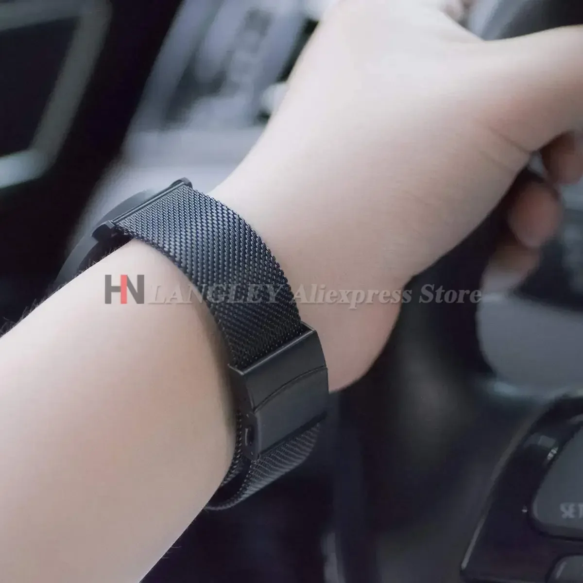 스테인리스 스틸 메쉬 시계줄 퀵 릴리즈 밀라니즈 루프 메쉬 시계 스트랩 12mm 14mm 16mm 18mm 20mm 22mm 24mm 남녀 공용