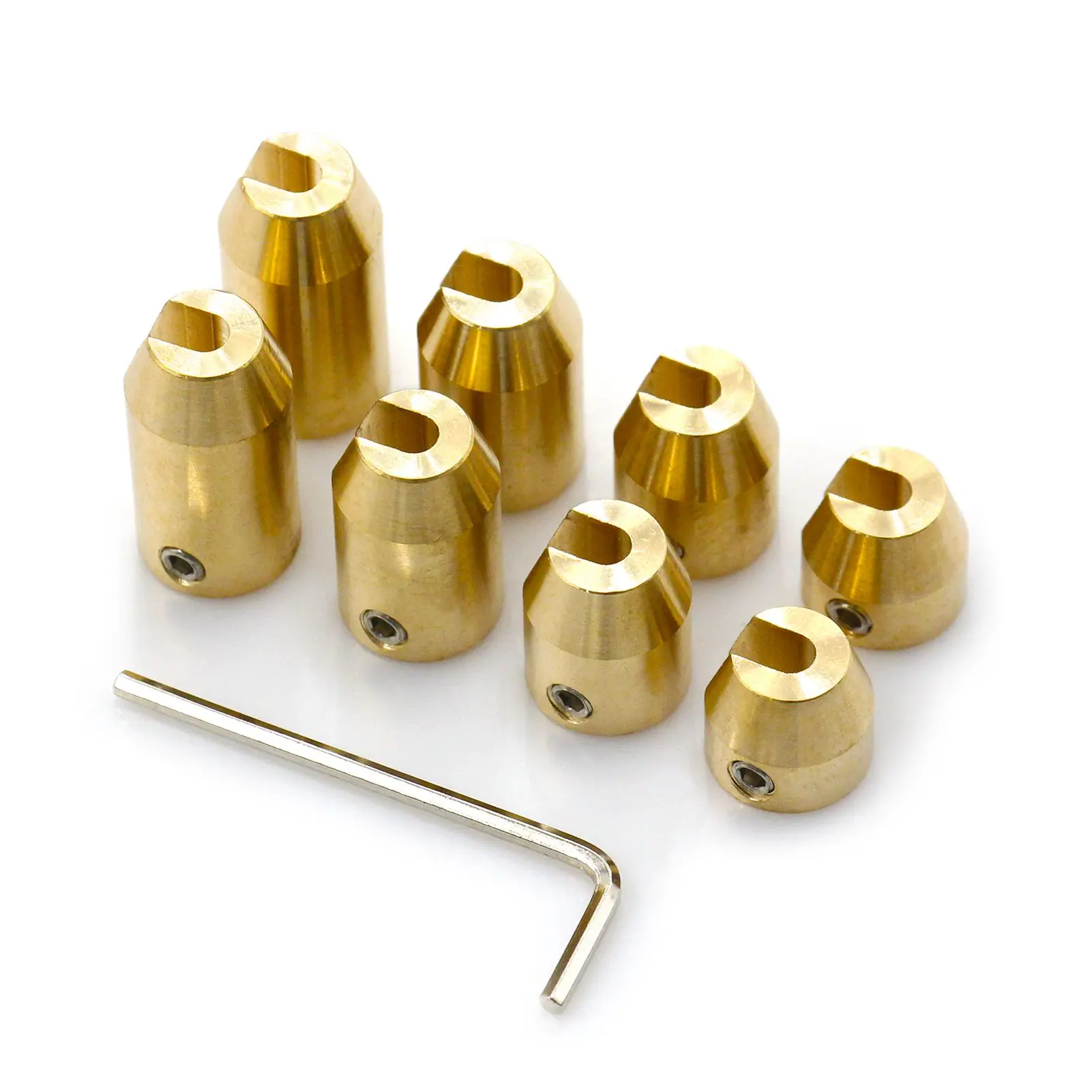 

8Pcs Reusable Brass Motorcycle Wheel Spoke Balance Weights Kit for Tire Balancing Tool