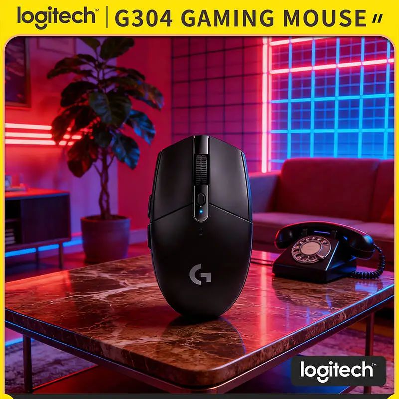 

Logitech G304 LIGHTSPEED Wireless Gaming Mouse 12000 DPI HERO Sensor 1ms Latency 250hr Battery Accurate Tracking Gamers
