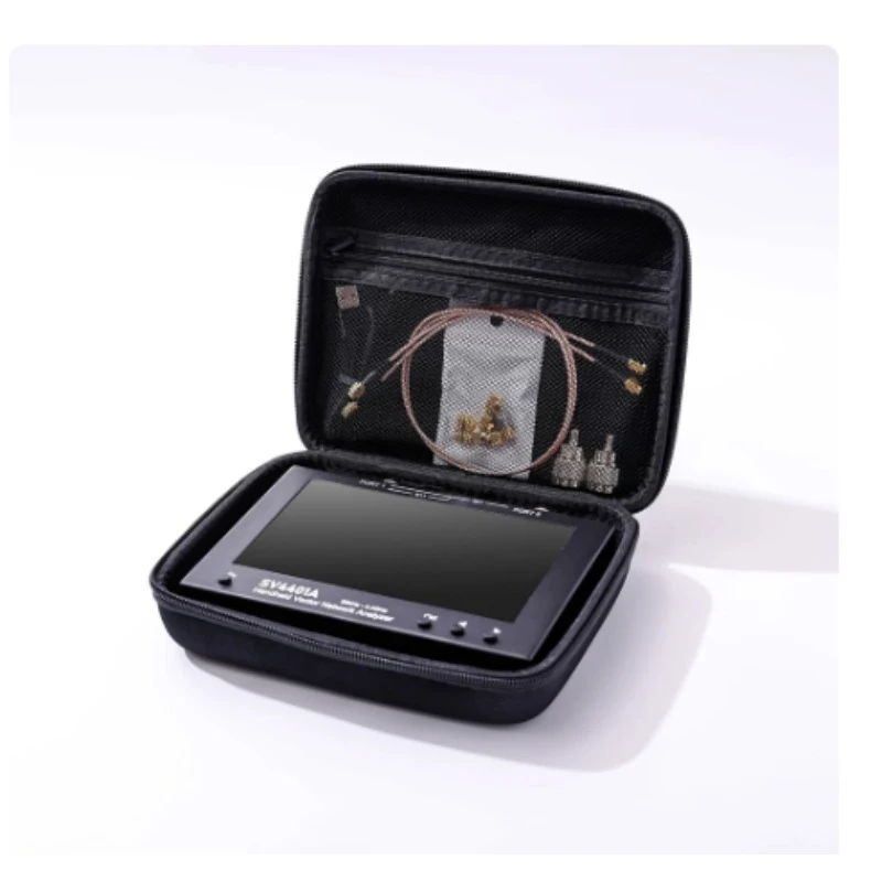 SV4401A 50KHz-4.4GHz HF VHF UHF Vector Network Analyzer Antenna Analyzer VNA SWR Smith Chart S11 S21 Touch LCD