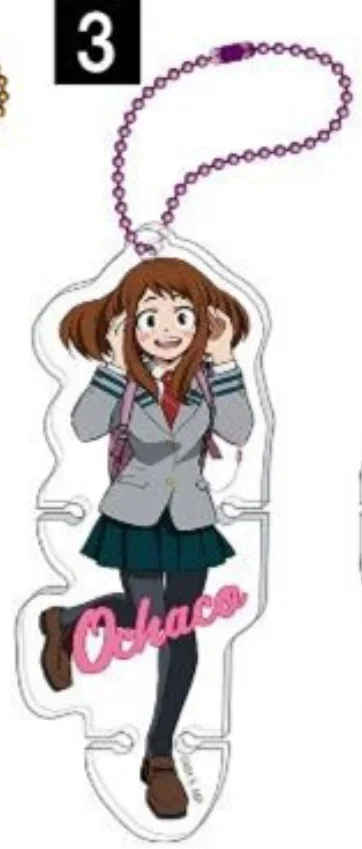 Anime Uraraka Ochako Shoto Todoroki Midoriya Izuku Bakugou Katsuki brelok lalka gra akrylowy brelok wisiorek na prezent