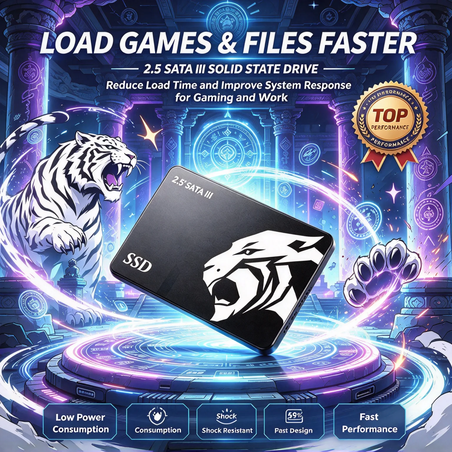 Embedded SSD 2.5-Inch SATA III, Solid State Disk, 2TB/4TB/1TB/500GB, Hard Drive, Computer, Notebook, Laptop, PC,