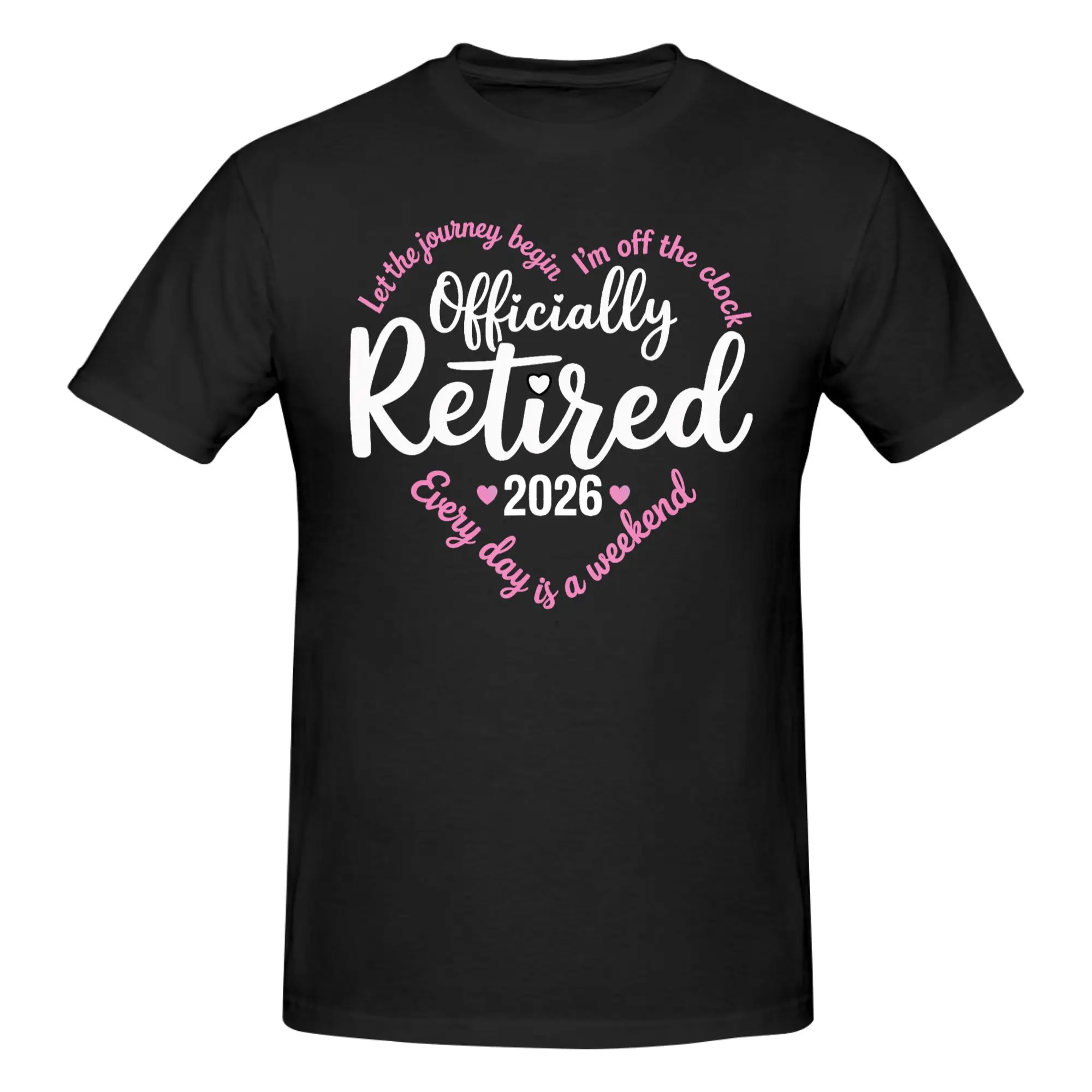 1 Piece Officially I Worked My Whole Life Funny Graphic 100% Cotton T-Shirt Legend Has Retired 2026 Tops Tees For Men