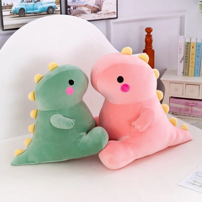 Muñeco de dinosaurio bonito de 20/25CM, juguete de peluche de dibujos animados, Animal suave, muñecos de peluche de cumpleaños para niños, regalo de cumpleaños para niños