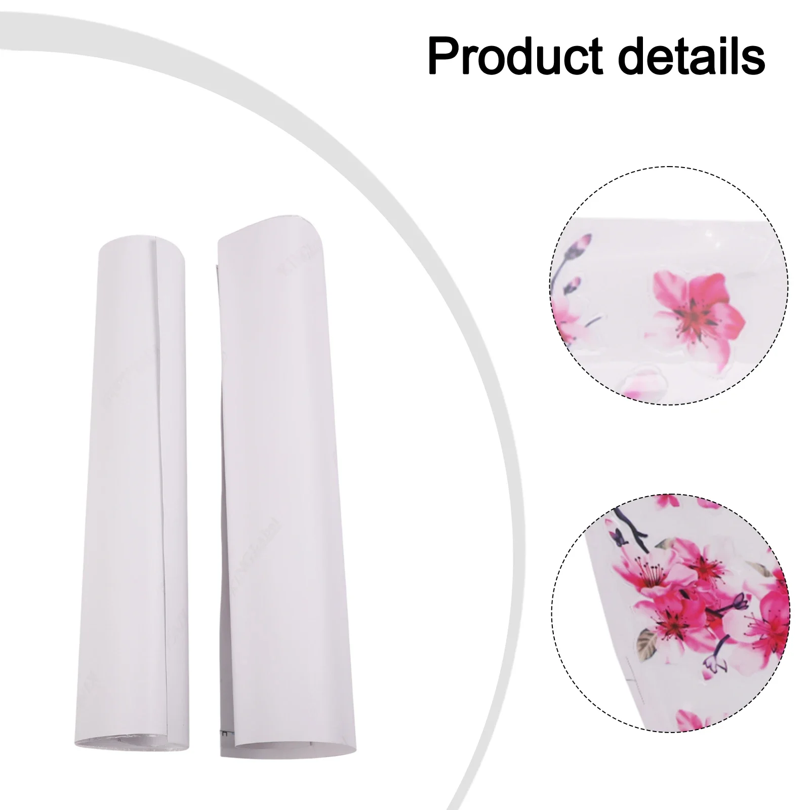 

2PCS Car FOR Cherry Blossom Scratch Decal Sticker For Car Windshield Decoration Vinyl Decal DIY Automobile Body Styling