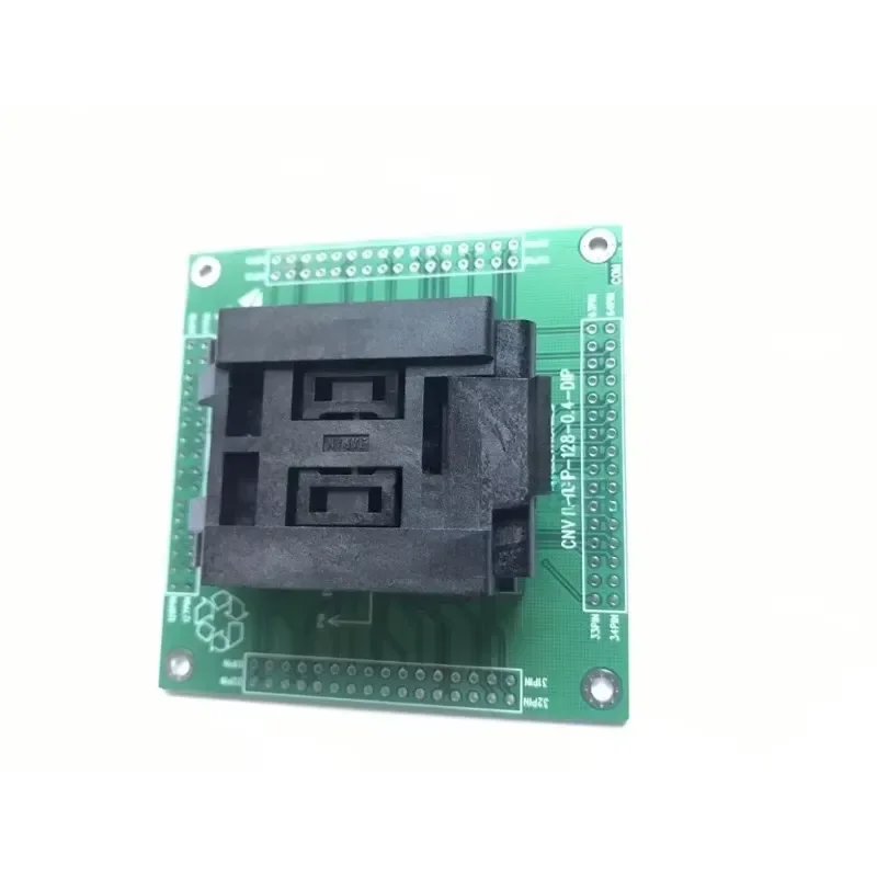 for IC51-1284-1702 TQFP128 0.4mm Pitch Burn-in Socket Adapter for Programmer High Precision Test Interface Reliable