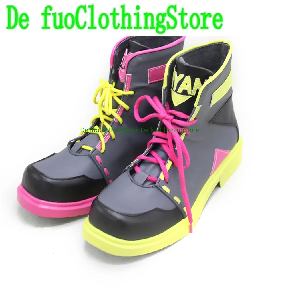 Hololive Tokoyami Towa Scarpe Cosplay Stivali Halloween Natale DefuoClothing Negozio di scarpe