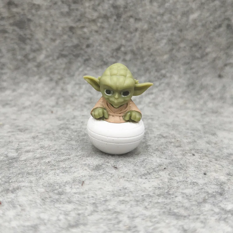 Star Wars Yoda Tumbler Baby Mandalorian Doll Accessories Handmade Doll Desktop Decorations Children's Birthday Gifts Toys