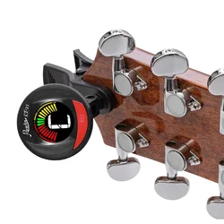 Rowin LT-21 Mini Clip Digital Tuner Dual Color Backlight LCD Clip On Tuner for Guitar Bass Violin Ukulele Chromatic Accessories