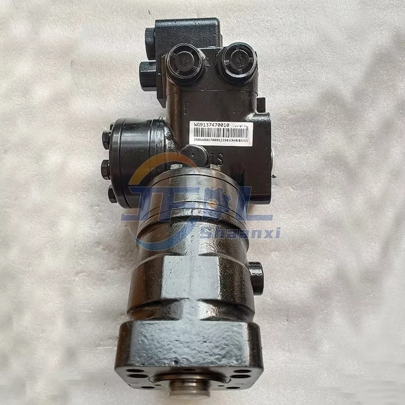 Truck Steering System Parts WG9137470010 Fully Hydraulic Steering Gear Assembly (with Priority Valve) for Sinotruk Howe Trucks