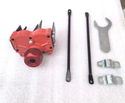 Mini Rotary Harrow Tiller For Brushcutter Brilliant Weeder Stirring Soil Near Shrubs Plants Breaking Up Clods Garden Sower