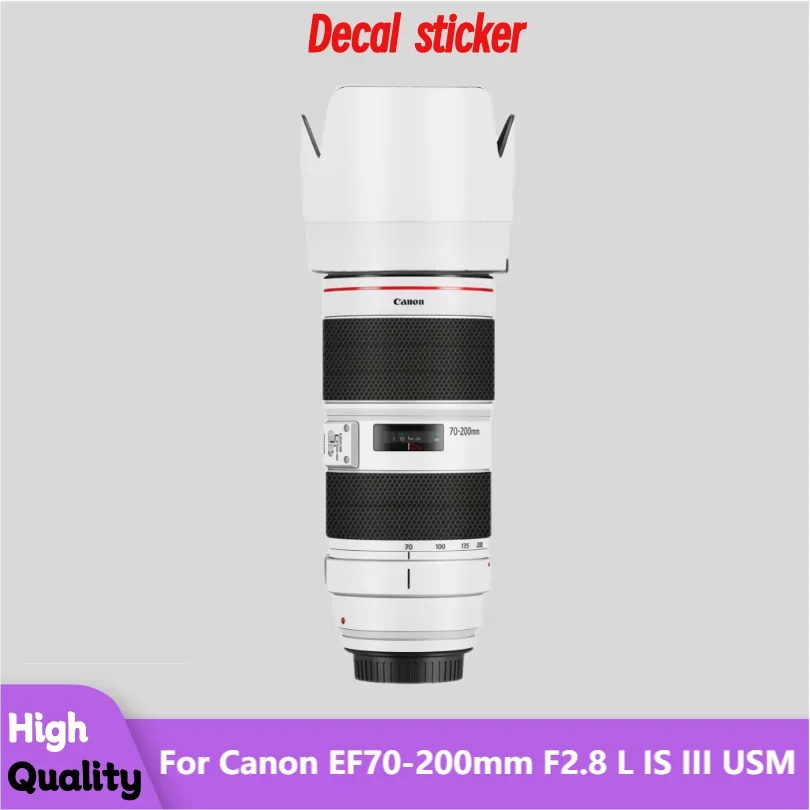 

For Canon EF70-200mm F2.8 L IS III USM Lens Body Sticker Protective Skin Decal Vinyl Wrap Film Anti-Scratch Protector Coat