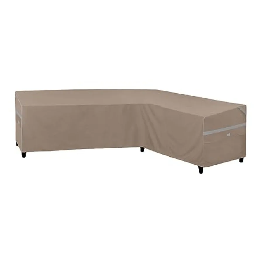 

Heavy Duty Waterproof Outdoor L-Shaped Sectional Sofa Cover UV Resistant Patio Furniture Covers for Right Facing 4 Seater 85" L