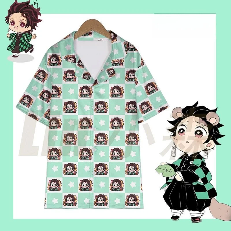 شيطان القاتل تانجيرو كامادو أنيمي بيجامة مجموعة زوجين مطابقة Homewear الكرتون تأثيري ملابس النوم للرجال النساء المتسكعون هدية #2