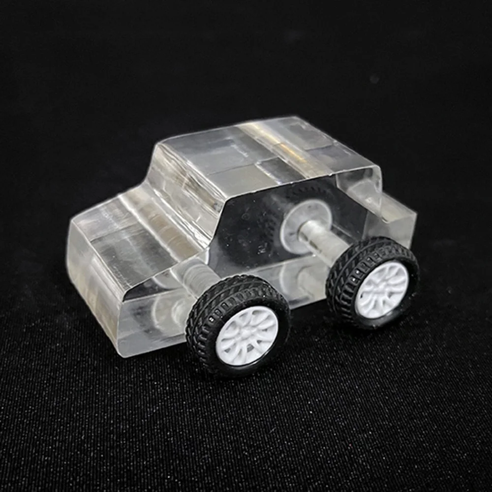 Car Buggy - Crystal Magic Trick Toy Car Find The Chosen Card Prediction Magia Props Close Up Stage Gimmicks Comedy Accessories