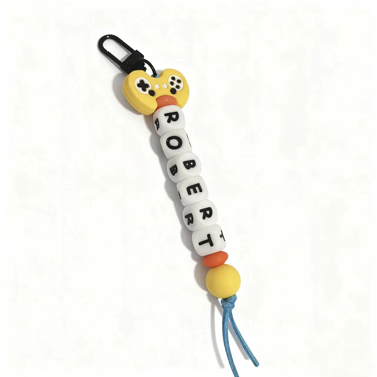 Personalized Keychain Bag Charm, Custom Name Gift