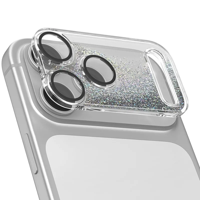 

Liquid Quicksand Flowing Camera Lens Protector for IPhone 17 Pro Max 17Pro 17ProMax Tempered Glass Protege Cover Accessories