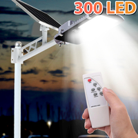 300led Split Solar street Light Waterproof Outdoor Garden sunlight House Remote Control Led Light Outdoors Yard Lighting
