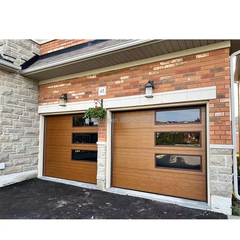 Commercial Grade Sectional Overhead Door With Insulated Panels Good Insulated Garage Doors