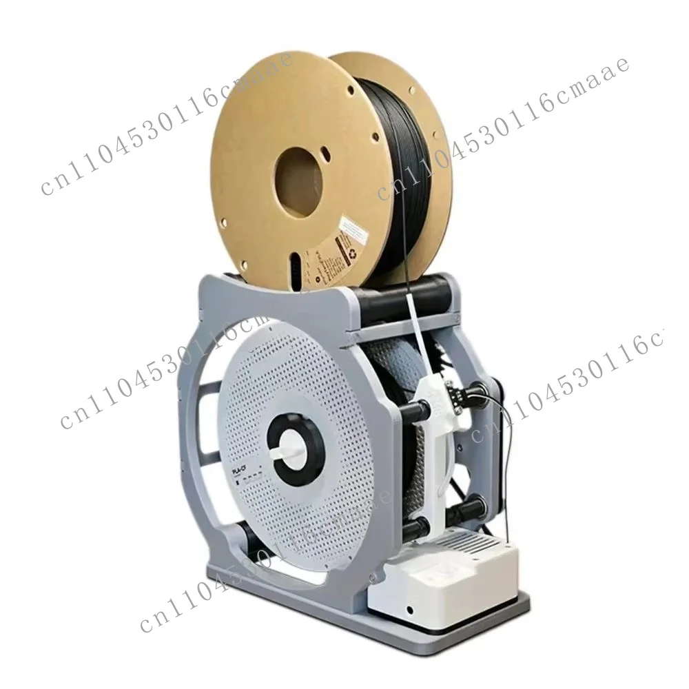 Smart Cable Reel Winder 3D-Printed Electric Hand-cranked Wire Winding Machine PETG Filament Spool for Printing Consumables