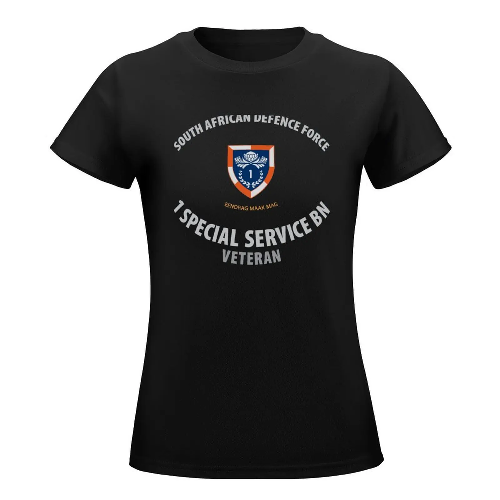 SADF 1 Special Service Bn (1SSB) Veteran T-Shirt vintage clothes tees Female clothing cute clothes T-shirt Women