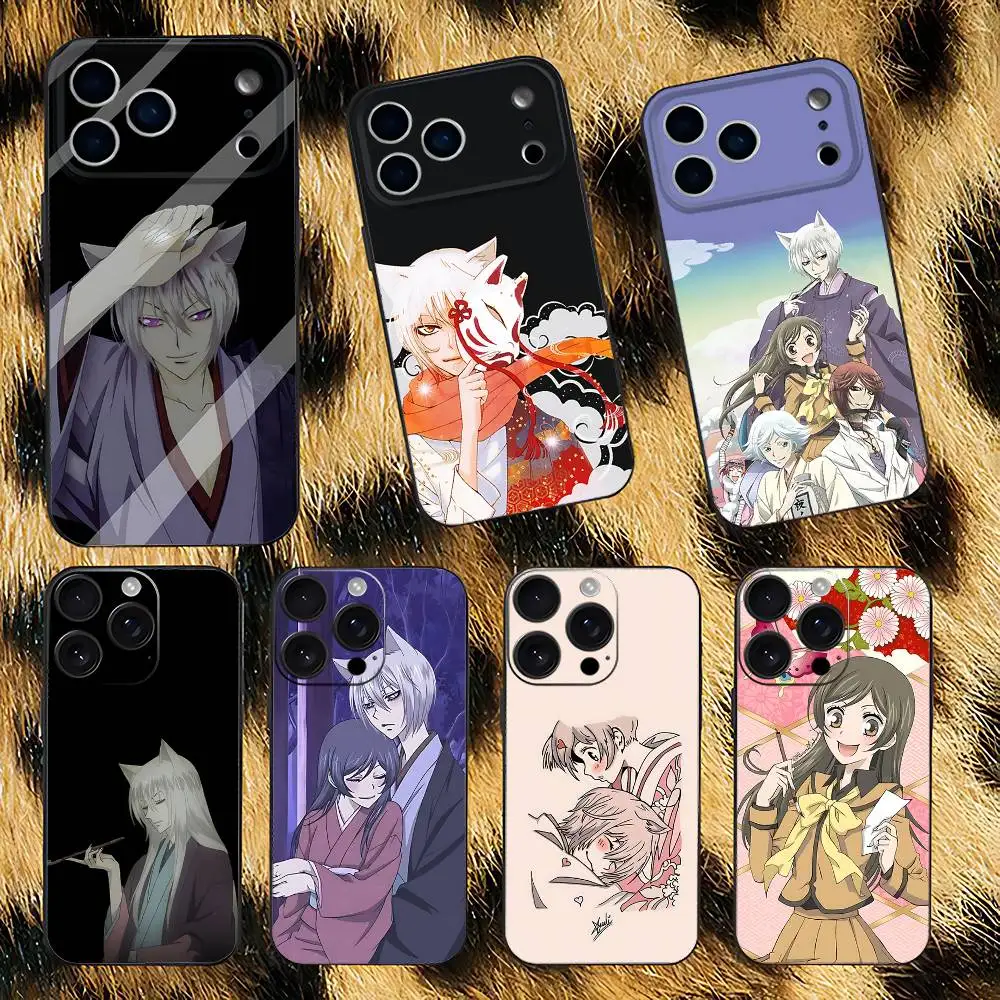 Custodia per telefono K-Kamisama Hajimemashita per iPhone 17,16,15,14,13,12,Pro,Max,Plus,E,SE4,Air,Mini scatola morbida nera