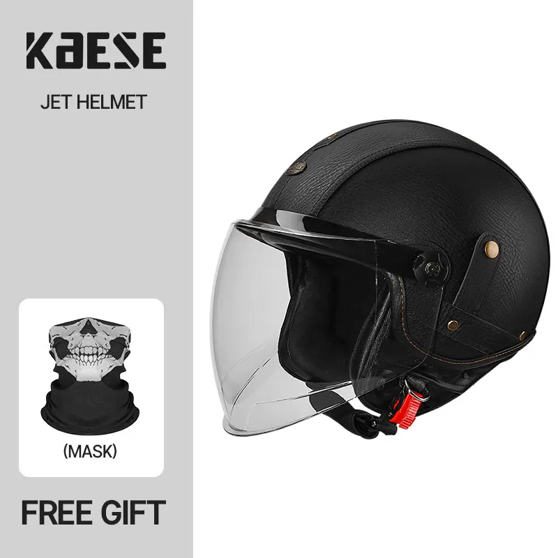 

Мотоциклетный шлем с дышащей сетчатой подкладкой и открытым лицом, двойной сейф, одобренный с несколькими вентиляционными отверстиями, подходит для езды в холодную погоду