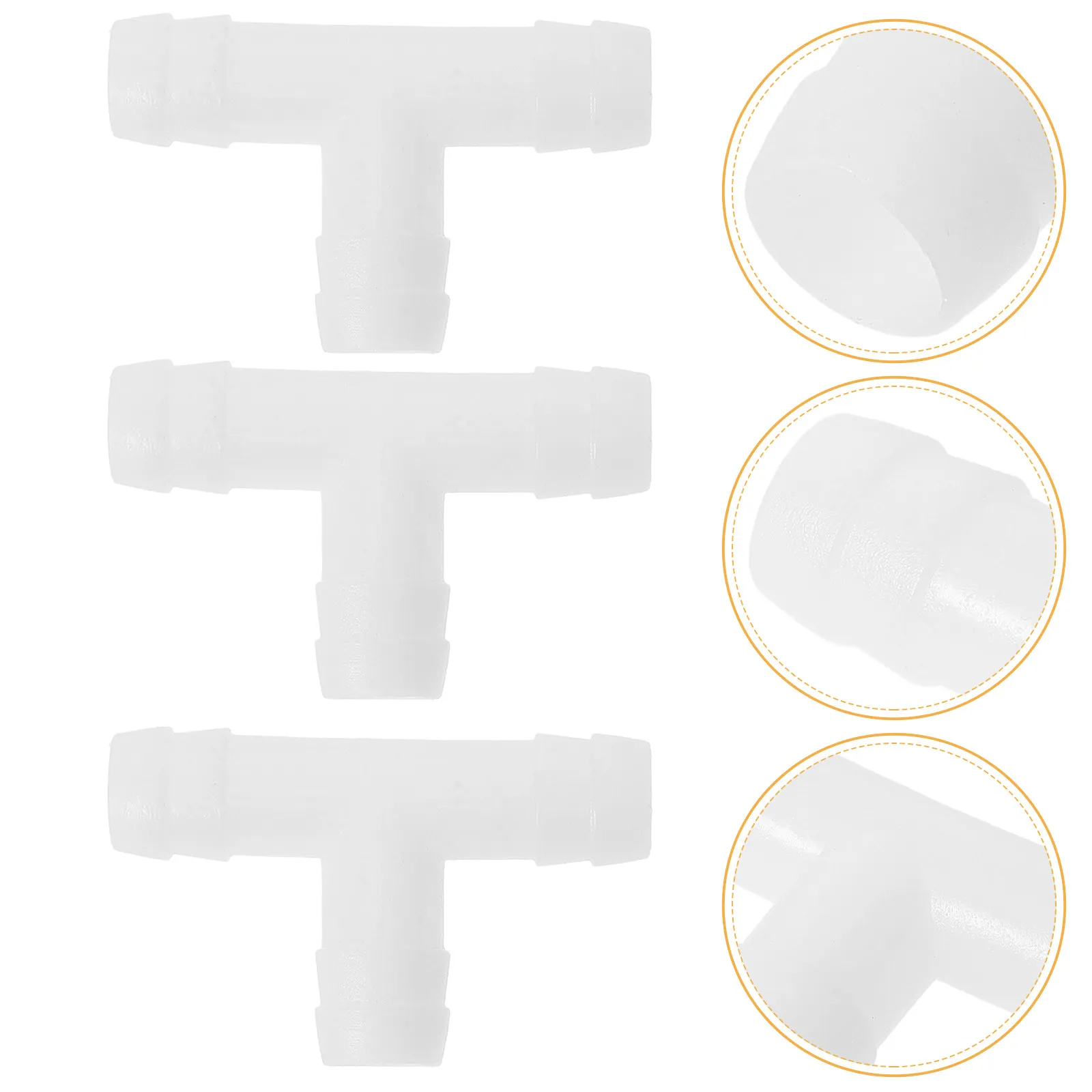 

4Pcs Air Conditioner Drain Hose Connector Plastic Three-Way Connector for Unit Condensate Drain Fitting Air Conditioner Parts