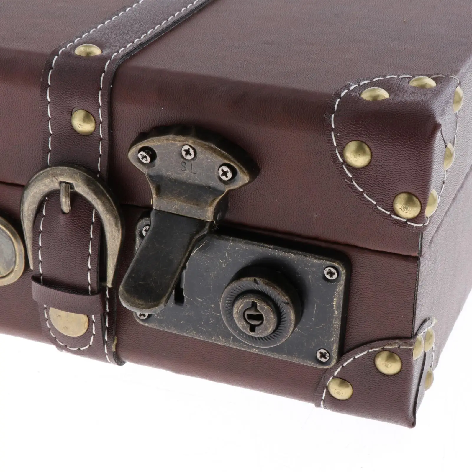 Storage Box with Lock Suitcase Jewelry Box for for Organizer Decorations Packaging