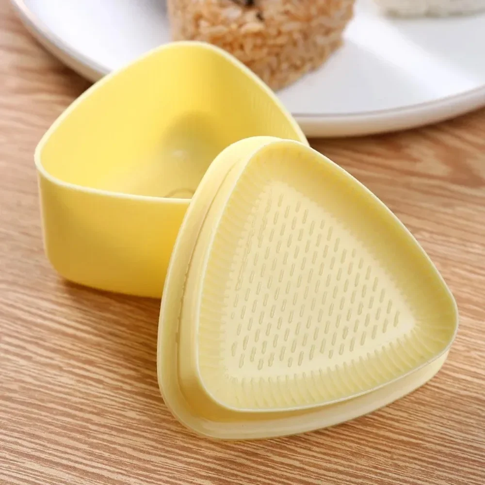 2 uds nuevo molde Onigiri para arroz DIY familia utensilio para Sushi comida hecha en forma Trilateral Sushi conveniente accesorios Bento Japón