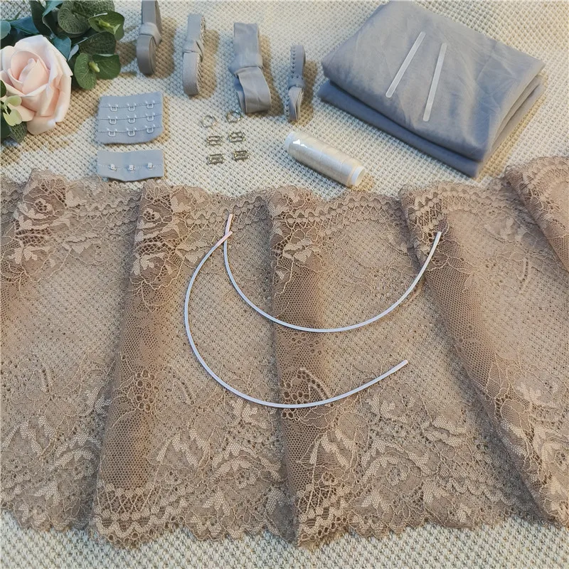 Underwear Set Lace Mesh Sternum Yarn Shoulder Buckle Elastic Band