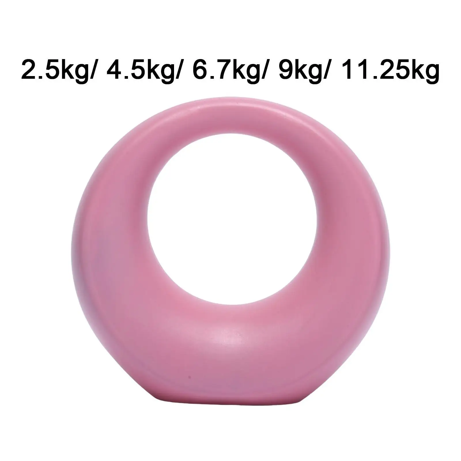 Women Kettlebell Supplies Pink Nonslip Grip Fitness Dumbbell Tools Strength Training for Gifts Workout Home Use Exercise Yoga