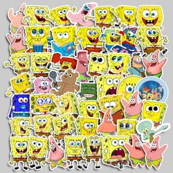 90PCS Animation Cartoon SpongeBob Doodle Suitcase Skateboard Notebook Decoration Waterproof Sticker Gift Children's Toy