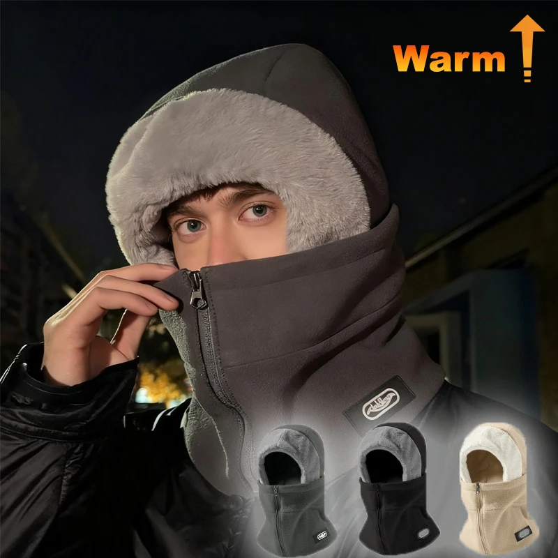 

Windproof Ski Balaclava Winter Thermal Face Mask for Cold Weather Neck Gaiter Scarf for Cycling Motorcycle Skiing Helmet Hood