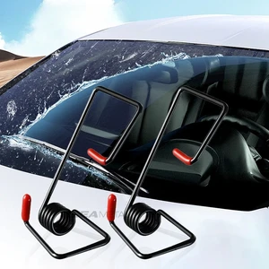 2Pcs Car Wiper Blade Booster Spring – Universal Alloy Windshield Wiper Enhancement Strip for Better Contact & Clear View