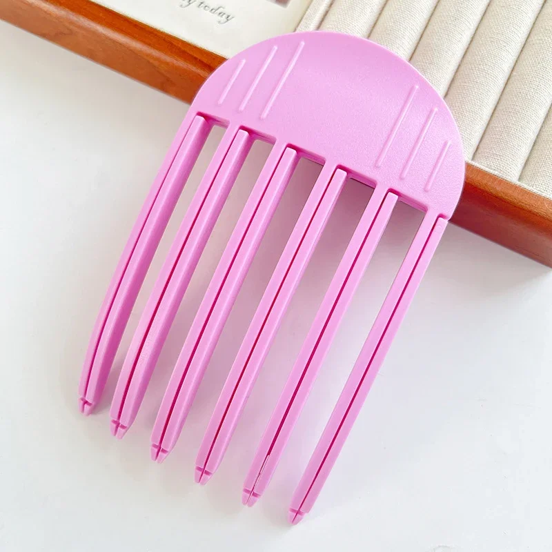 مشبك شعر رقيق طبيعي جديد للنساء أداة تصفيف الشعر بدون حرارة