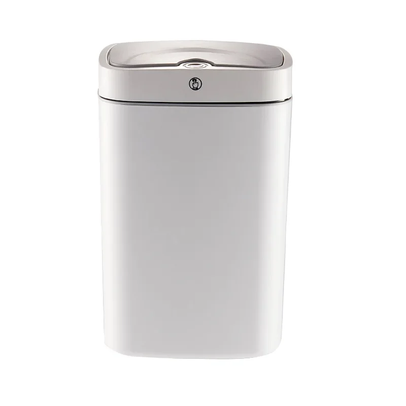 The new product is a smart motion-sensing trash can for offices and public areas