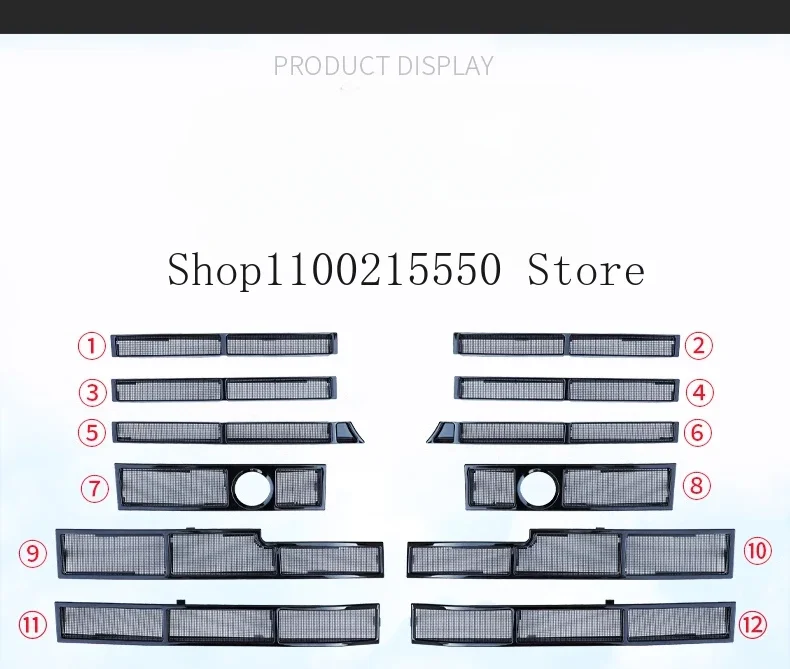 

Car Styling Front Bumper Air Intake Cover Racing For Volkswagen Passat B9 VW Magotan 2024 +Grills Water Tank Insect Anti Net