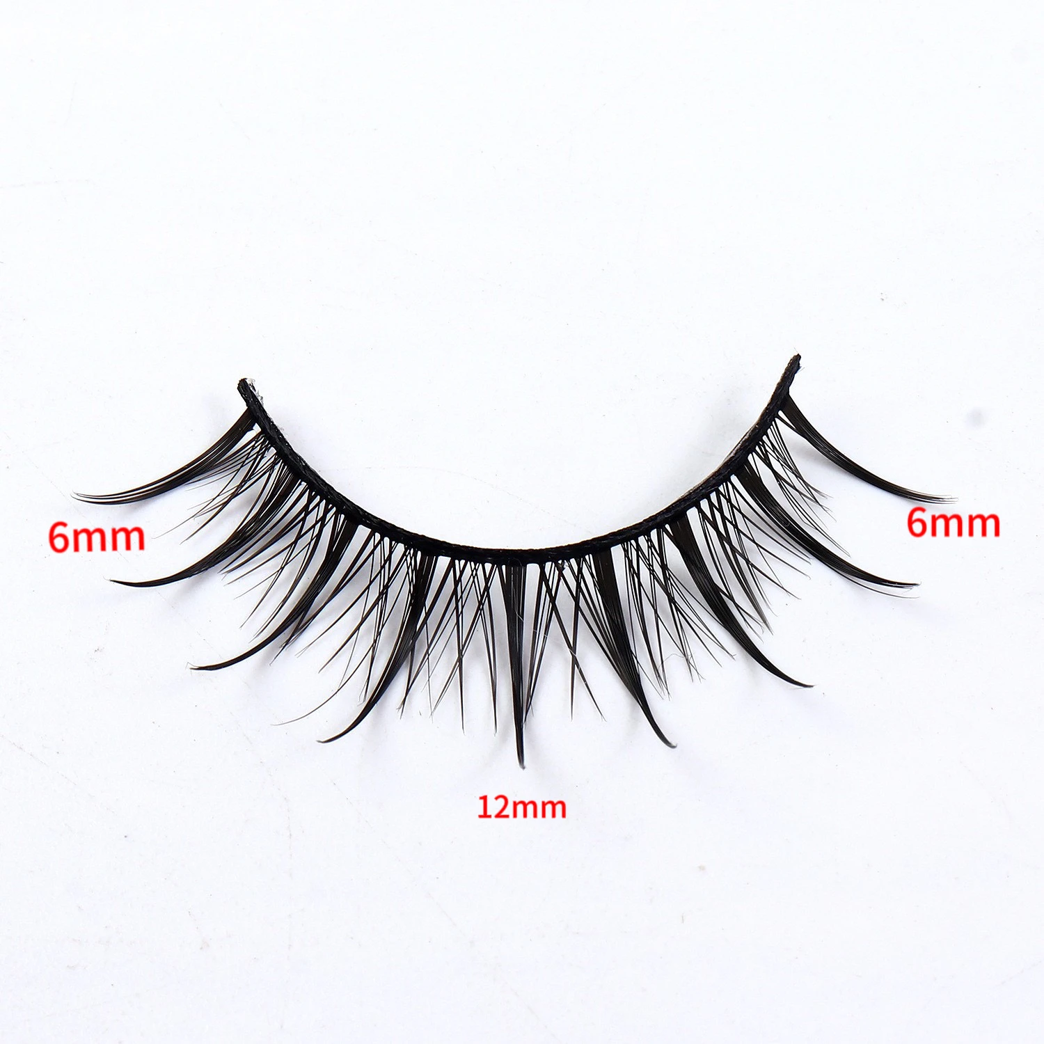 ขนตาการ์ตูน, ขนตาปลอม, คอสเพลย์แบบธรรมชาติ, ขนตาแบบชิ้นเดียวแน่นสไตล์ไทย, ขนตาแบบยุโรป-อเมริกัน