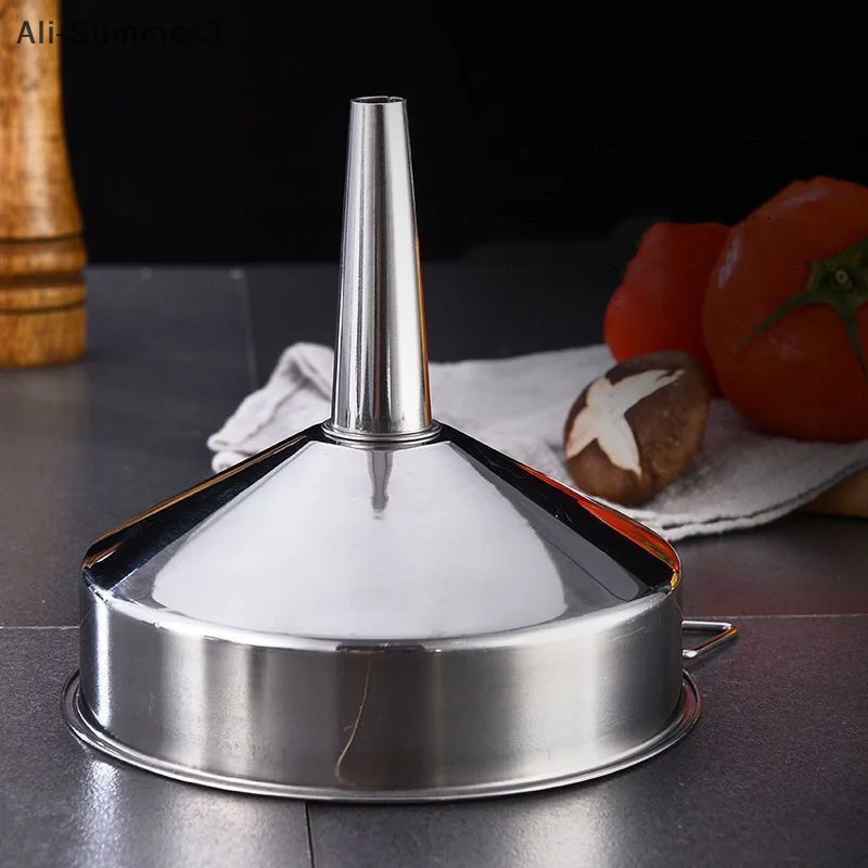 Metal Funnel For Canning Kitchen Tools Kitchen Accessories Wide Mouth Funnels Bar Wine Beer Oil Flask Funnel