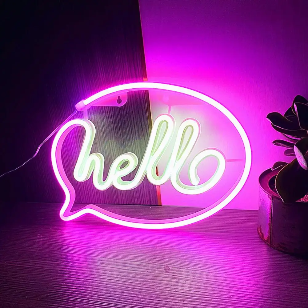 High-quality Neon Light Party Decoration Neon Sign Lamp for Wall Decoration Unique Shape Usb/battery Operated Led for Parties