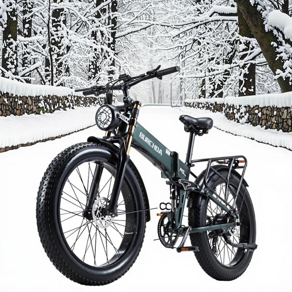 

Electric Mountain Bike Burchda R5 PRO 48V20Ah 26 Inch 4.0 Fat Tire City Bike Brushless Motor Aluminum Alloy Frame Free Shipment