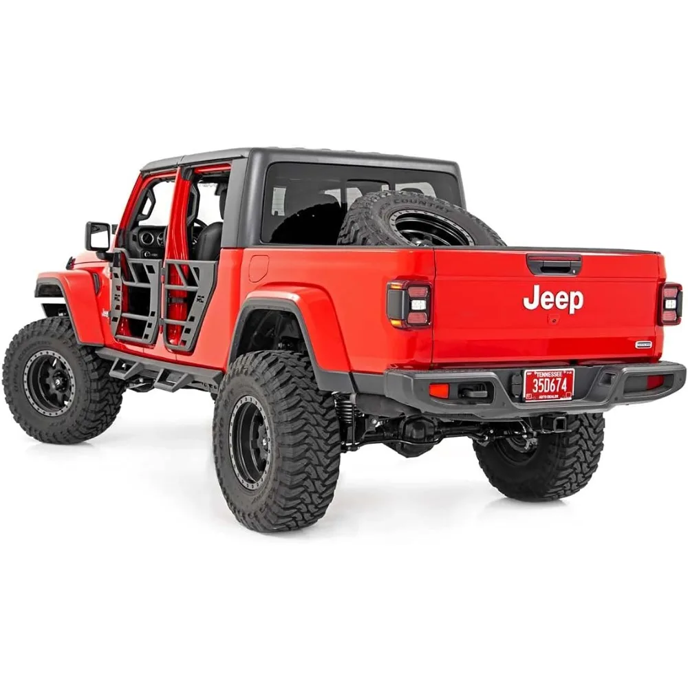 Contoured Drop Steps for Jeep Gladiator JT (2020-2025) - Flush Fit Rails with Side Steps