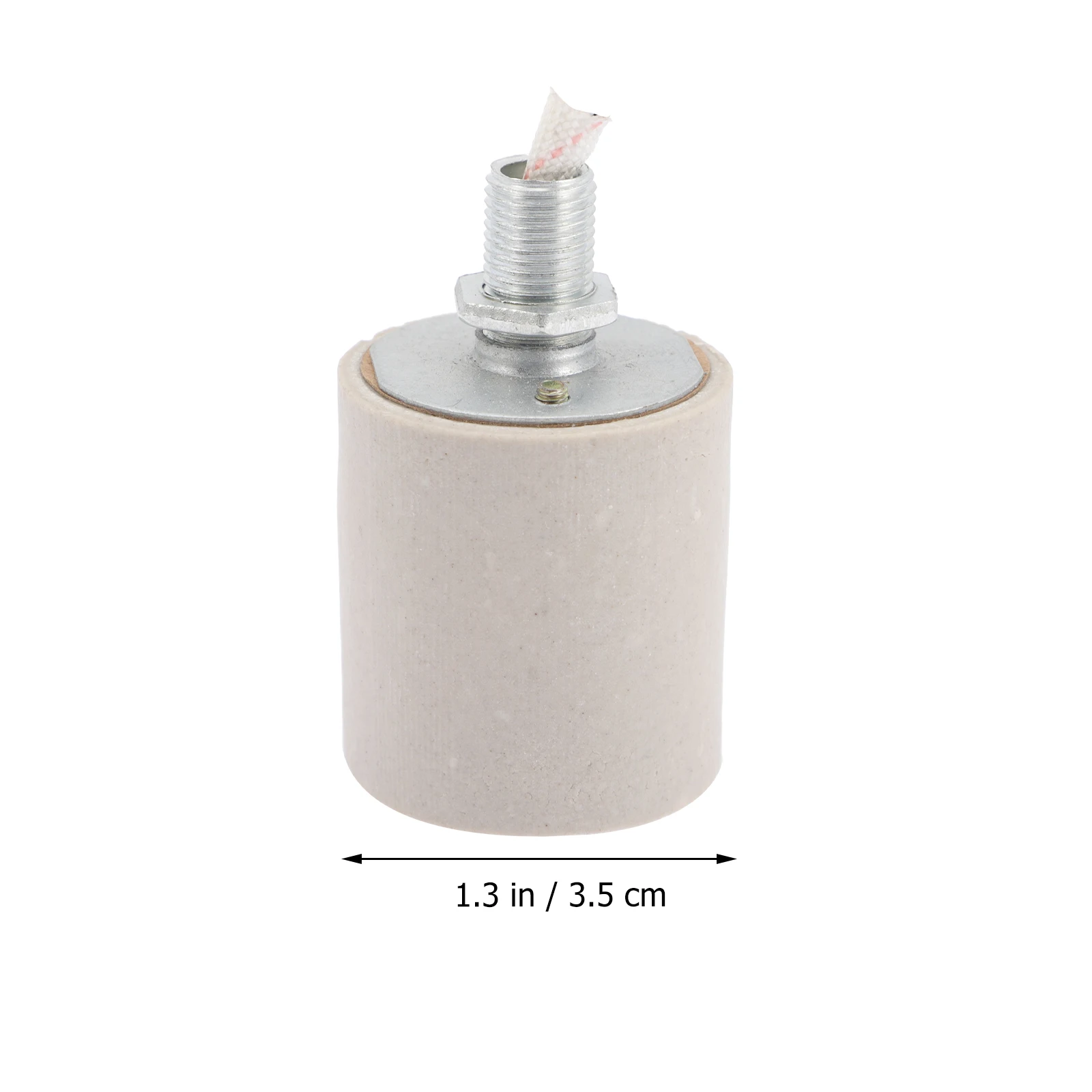 

4Pcs E27 Thread Lamp Holder Metal Light Socket with Screw Head Design Compatible Bulb Base for Home Office Lighting Projects