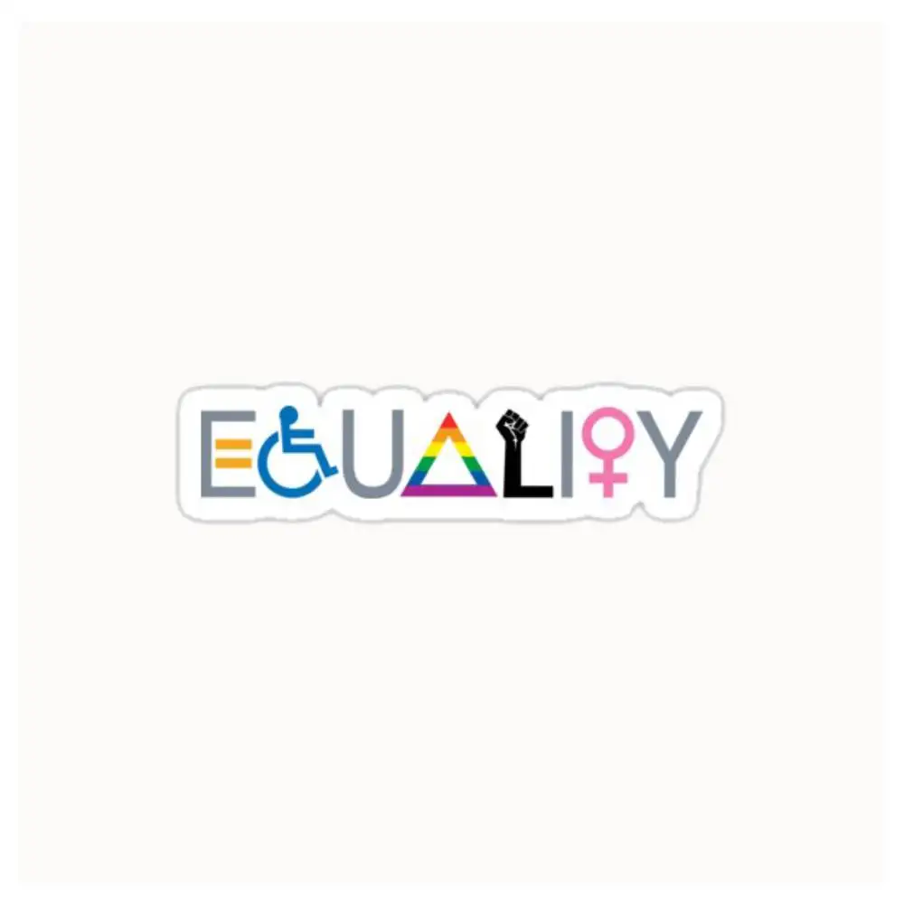 Equality Waterproof Stickers For Decorating Car Windows Motorcycles And Computers.