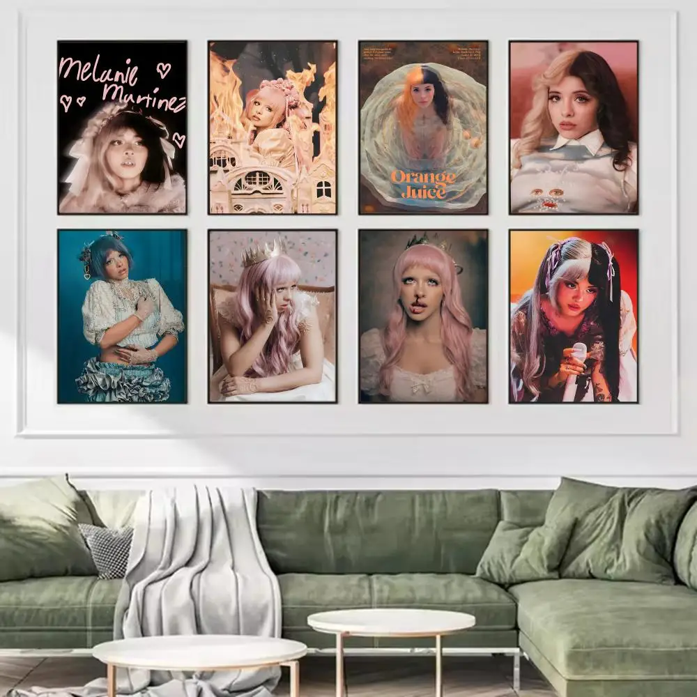 Singer M-Melanie Martinez Poster Trendy And Easy-to-Apply Wall Art Stickers For Home Decor And Dorm Room Walls