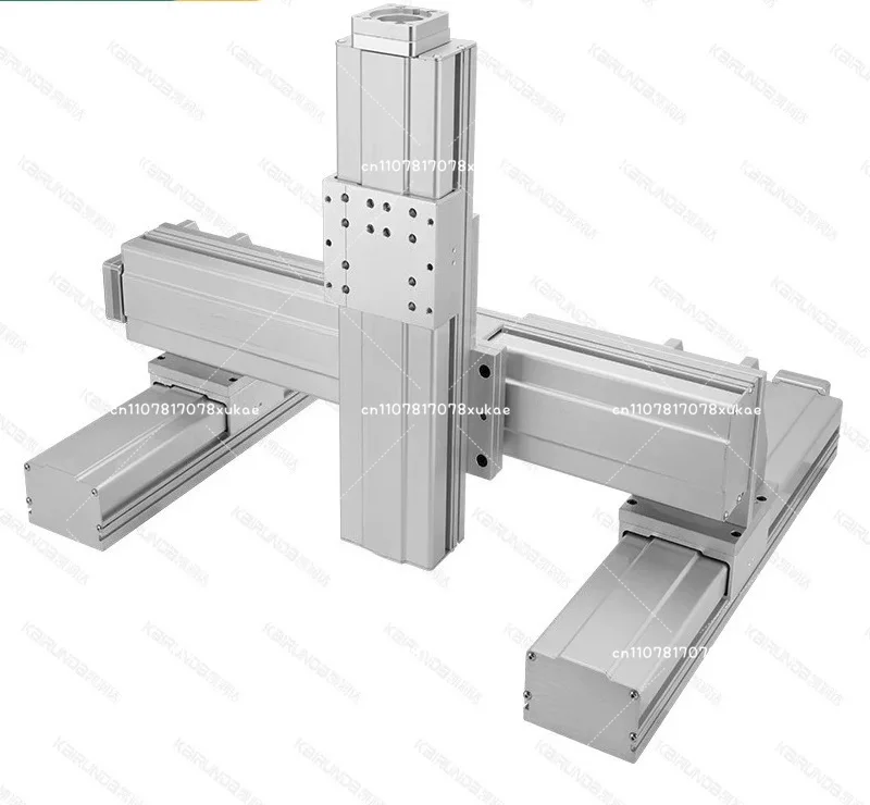 HX Numerical Control Machine Tool XYZ Three-axis Slide Rail Gantry Cross Slide Table Module, Aluminum Alloy Electric Linear