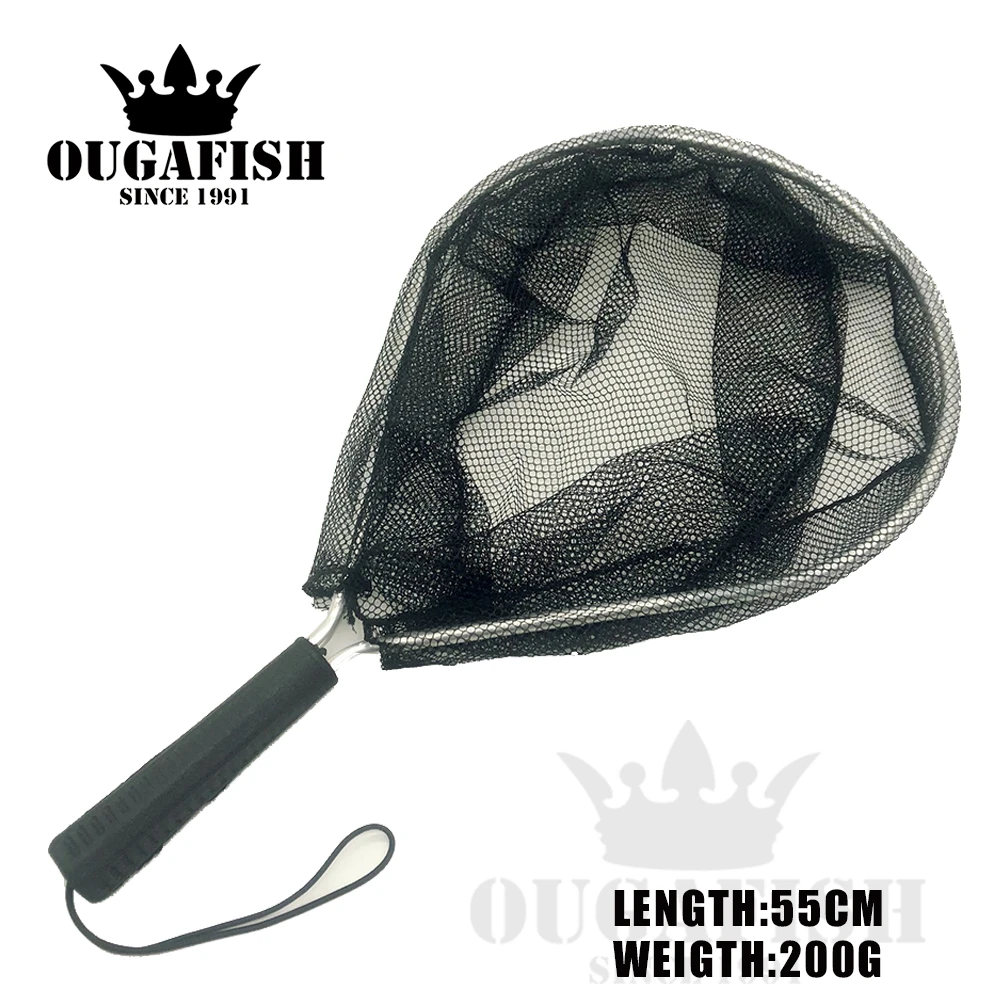 

Fly Landing Fishing Net Ultralight Portable Aluminium Alloy Outdoor Handle Pesca Accesorios Mar Carpe Fish Angeln Zubehor Tackle