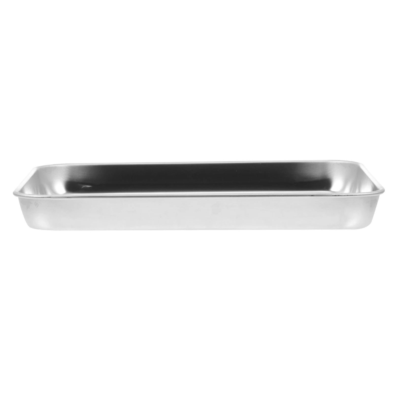 

Stainless Steel Rice Noodle Dish Rectangular Plate for BBQ Picnic Camping Food Storage Tray Dessert Fruit Snack Banquet Plates